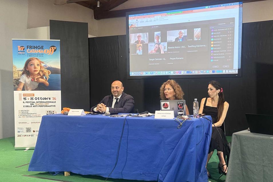 Un momento della conferenza stampa